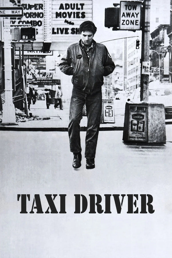 Iconic Taxi Driver (1976) Gritty Noir Wall Art - Premium Movie Poster