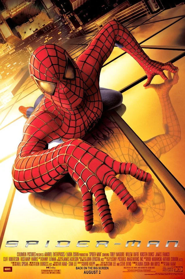 Iconic Web-Slinging Adventure: Spider-Man (2002) Poster - Premium Movie Poster