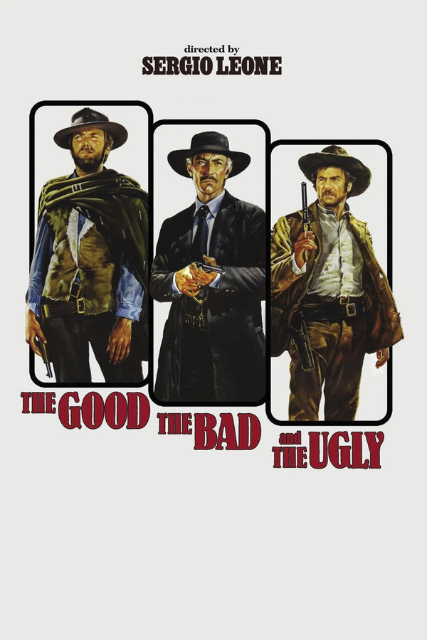 Iconic Western Poster: The Good, the Bad and the Ugly (1966) - Premium Movie Poster
