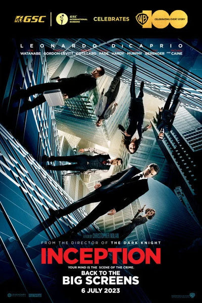 Inception(2010) - Cinema Art Print - Premium Movie Poster