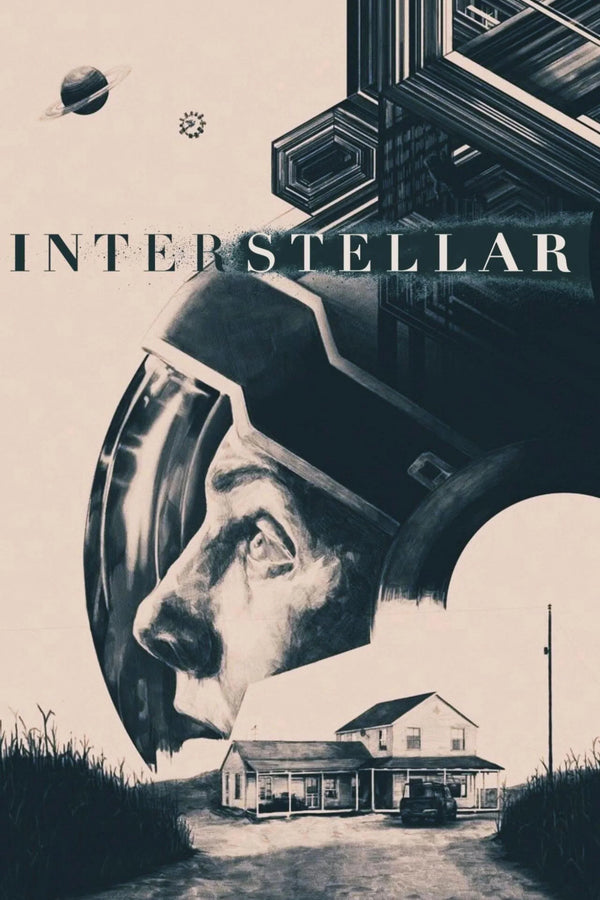 Interstellar (2014) Wall Art: Epic Space Adventure Print - Premium Movie Poster
