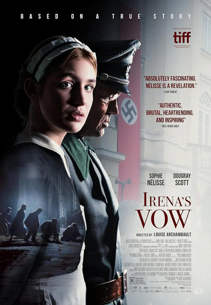 Irena's Vow (2023) - Inspirational War Drama Biography Movie Poster | Film Wall Art Print