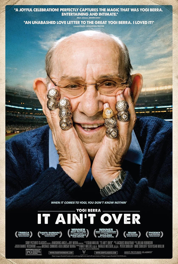 It Ain't Over (2022) - Inspirational Sports Biography Documentary Movie Poster | Film Wall Art Print