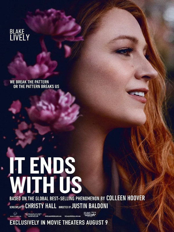 It Ends With Us Movie Poster - Blake Lively Romantic Drama Movie Poster | Film Wall Art Print