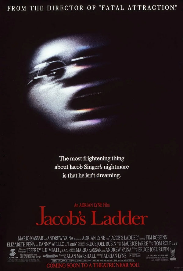 Jacob's Ladder (1990) - Haunting Drama Horror Mystery Movie Movie Poster | Film Wall Art Print