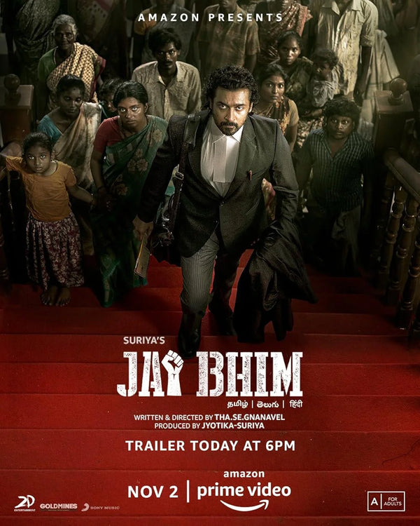 Jai Bhim Movie Poster - Tamil Legal Drama Film Art Movie Poster | Film Wall Art Print