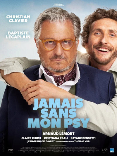 Jamas sans mon psy - Affiche du film comédie française Movie Poster | Film Wall Art Print