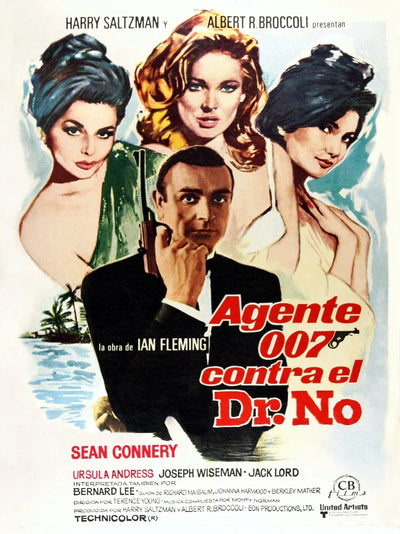 James Bond 007 contra Dr. No -```json
{
   Movie Poster | Film Wall Art Print