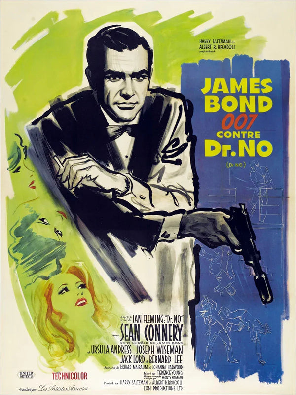 James Bond 007 contre Dr. No - Affiche du Film Movie Poster | Film Wall Art Print