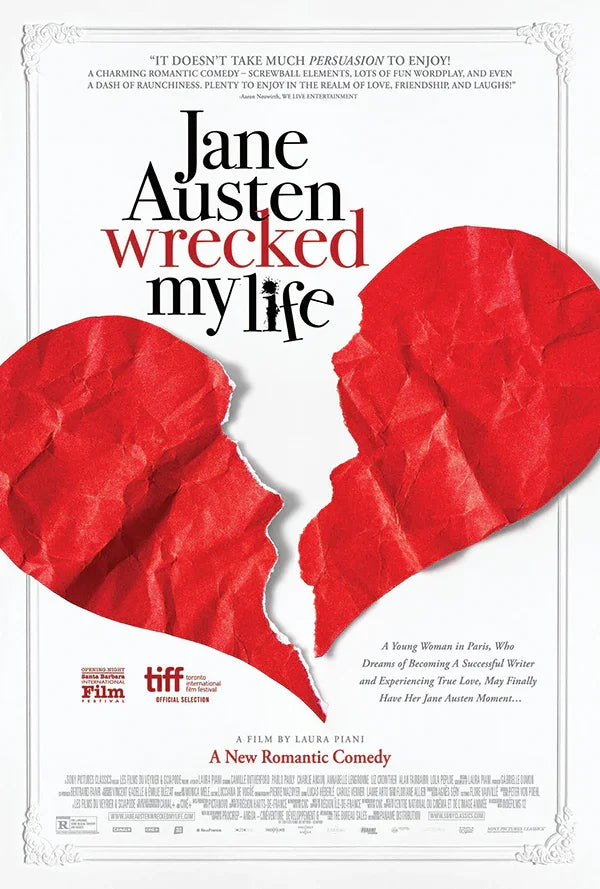 Jane Austen Wrecked My Life | A Literary Journey Through Love & Society Movie Poster | Film Wall Art Print
