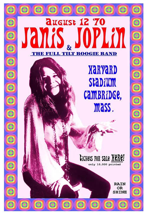 Janis Joplin: The Definitive Biography & Music Legacy Movie Poster | Film Wall Art Print
