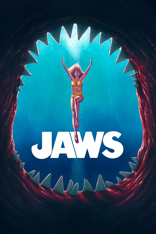 Jaws (1975): Own the Iconic Horror Wall Art - Premium Movie Poster