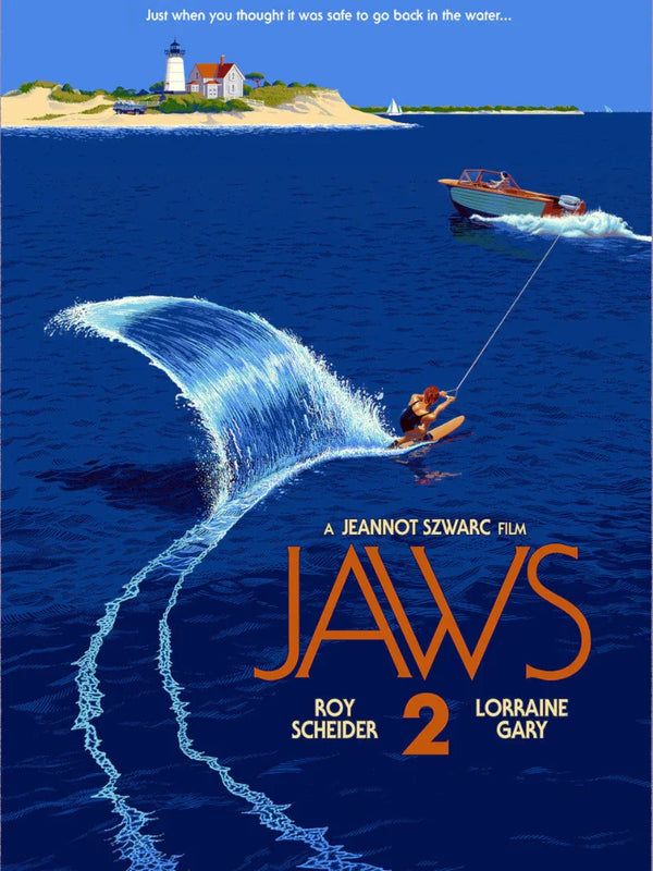 Jaws 2 Wall Art - Vintage Movie Poster Print Movie Poster | Film Wall Art Print