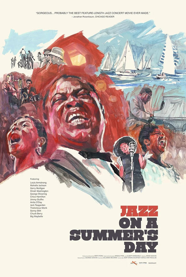 Jazz on a Summer's Day (1959) – Iconic Music Documentary Movie Poster | Film Wall Art Print