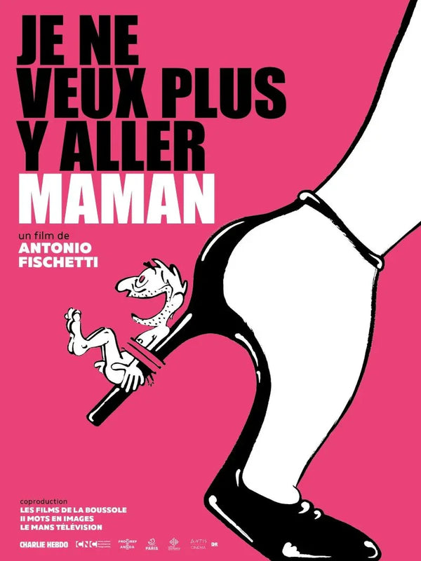 Je ne veux plus y aller maman - Movie Poster Art & Design Movie Poster | Film Wall Art Print