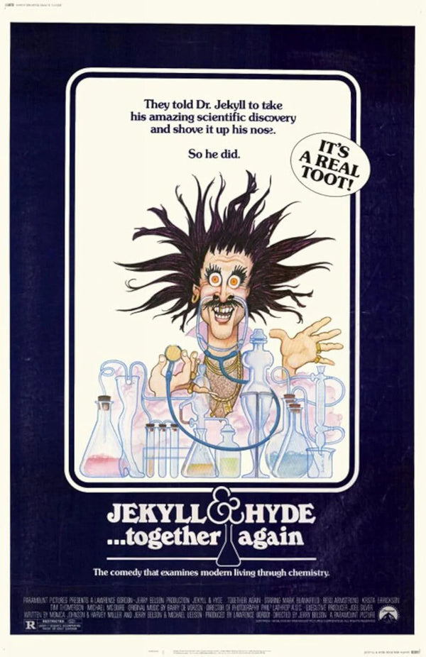 Jekyll & Hyde Together Again (1982) - Comedy, Sci-Fi, Music Movie Poster Movie Poster | Film Wall Art Print