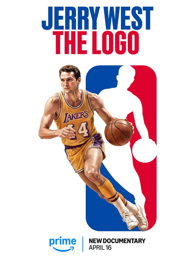 Jerry West The Logo Movie Poster - NBA Legend Tribute Art Movie Poster | Film Wall Art Print