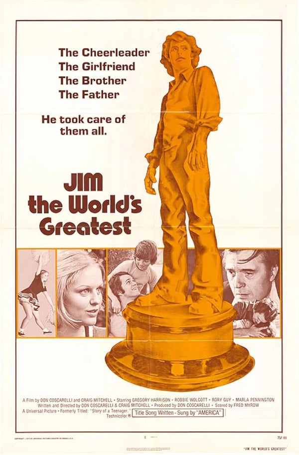 Jim the World's Greatest (1975) – Drama Movie Poster Movie Poster | Film Wall Art Print