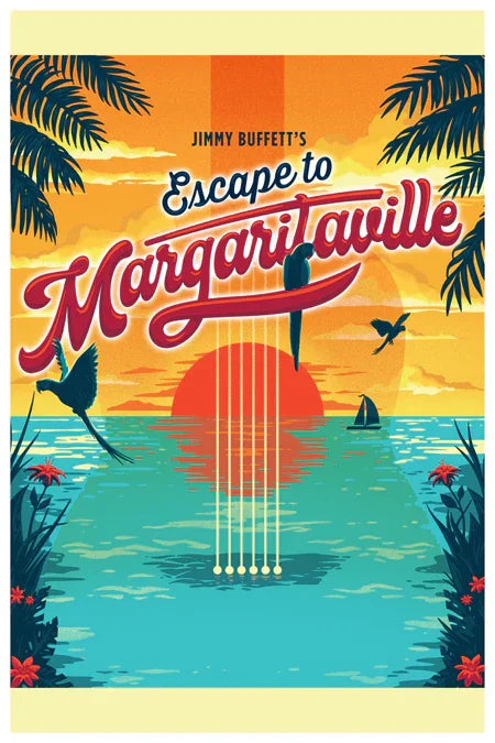 Jimmy Buffett: A Documentary on the Life of the Iconic Musician Movie Poster | Film Wall Art Print