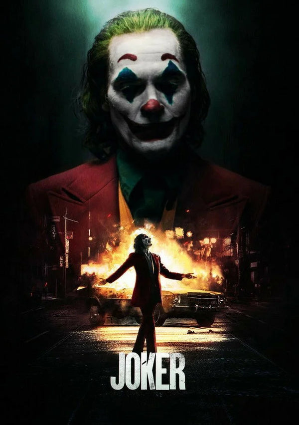 Joker (2019) Poster: Own the Dark Knight's Intense Spirit - Premium Movie Poster