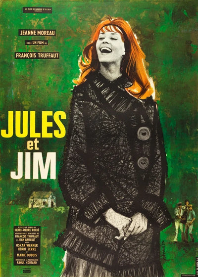 Jules et Jim Movie Poster - Classic French New Wave Film Art Movie Poster | Film Wall Art Print