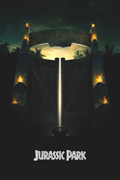 Jurassic Park (1993) Premium Wall Art: Dino Adventure Awaits! - Premium Movie Poster