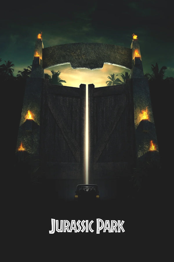 Jurassic Park (1993) Premium Wall Art: Dino Adventure Awaits! - Premium Movie Poster