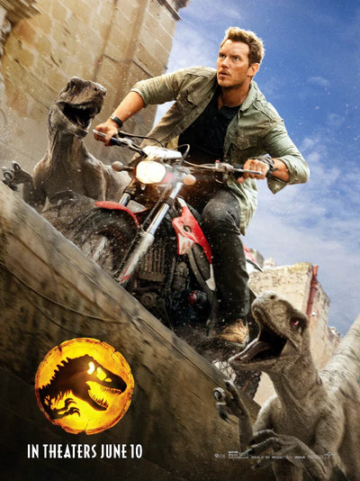Jurassic World Dominion Movie Poster - Official Art Movie Poster | Film Wall Art Print