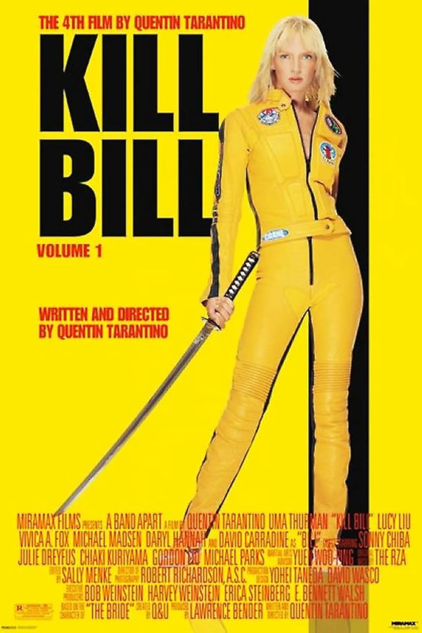 Kill Bill Vol 1 Movie Poster - Quentin Tarantino Classic Movie Poster | Film Wall Art Print