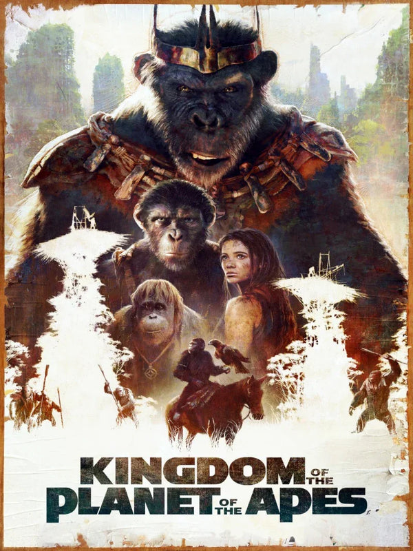 Kingdom of the Planet of the Apes Movie Poster Movie Poster | Film Wall Art Print