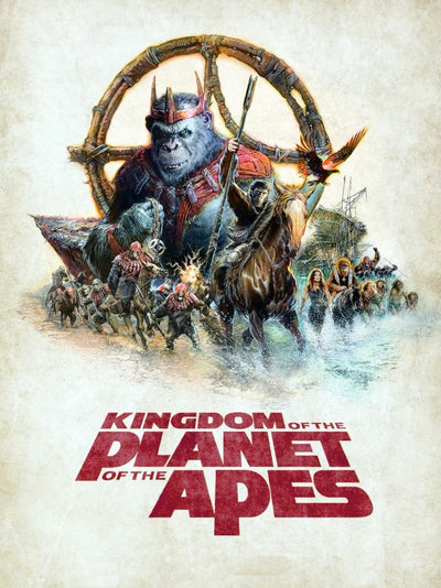 Kingdom of the Planet of the Apes Movie Poster - Official Artwork Movie Poster | Film Wall Art Print