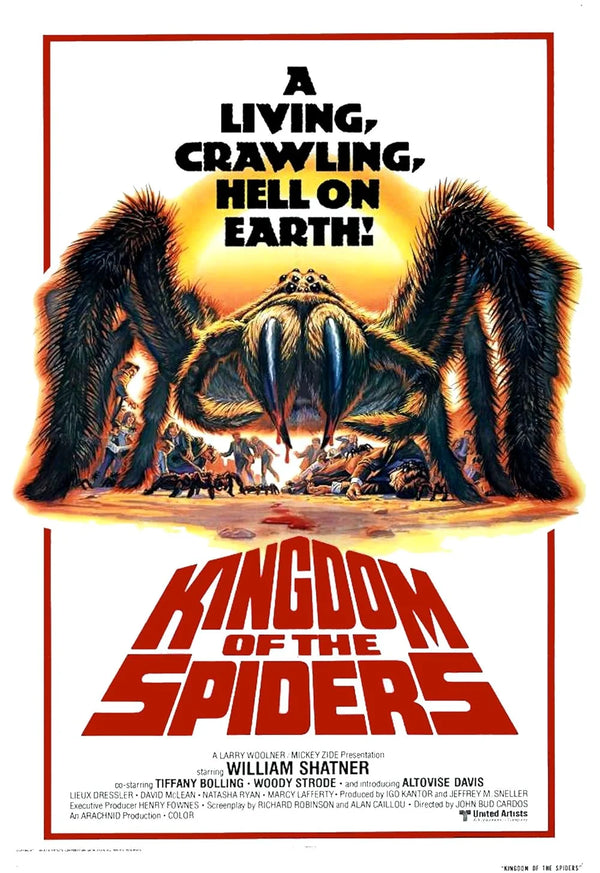 Kingdom of the Spiders (1977) – Horror/Sci-Fi Movie Poster Movie Poster | Film Wall Art Print