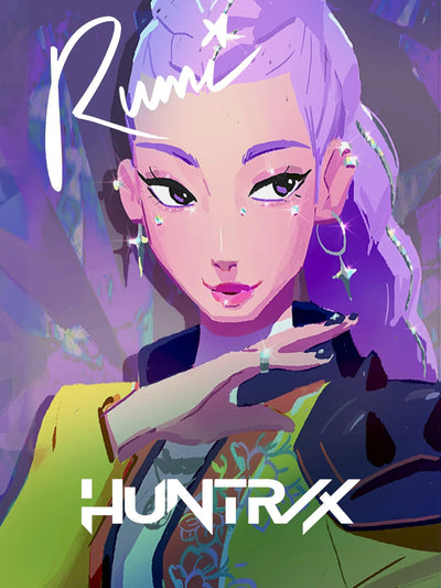 KPop Demon Hunters Movie Poster - Official Artwork Movie Poster | Film Wall Art Print