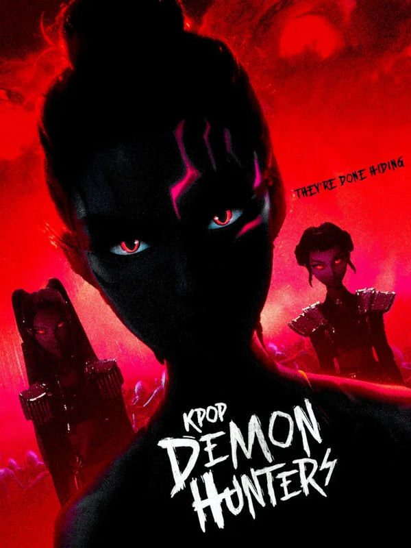 KPop Demon Hunters Movie Poster | Official Artwork & Design Movie Poster | Film Wall Art Print