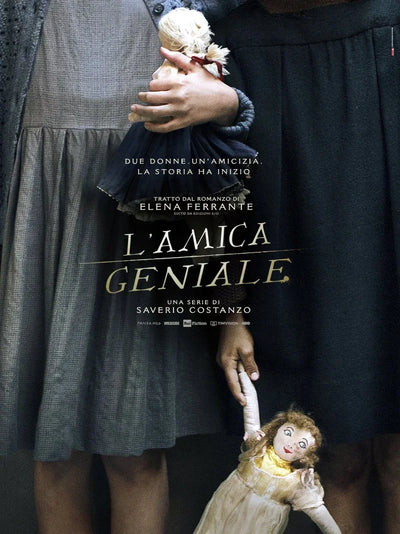 L'amica Geniale Movie Poster - My Brilliant Friend Artwork Movie Poster | Film Wall Art Print