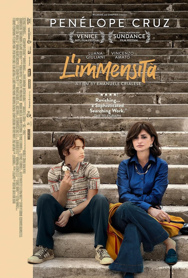 L'Immensita (2022) Movie Poster - Drama, Music Movie Poster | Film Wall Art Print