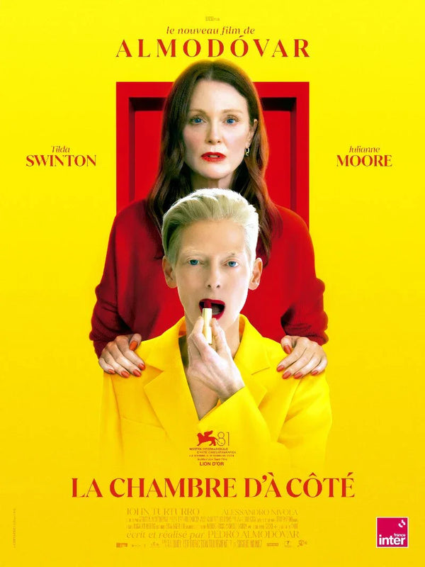 La chambre d'à côté - Movie Poster | Pedro Almodóvar Film Movie Poster | Film Wall Art Print