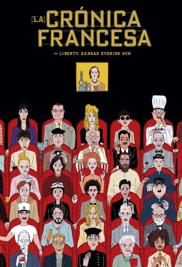 La Crónica Francesa Movie Poster - Wes Anderson Film Art Movie Poster | Film Wall Art Print