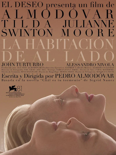 La Habitación de al Lado - Movie Poster | Pedro Almodóvar Film Movie Poster | Film Wall Art Print