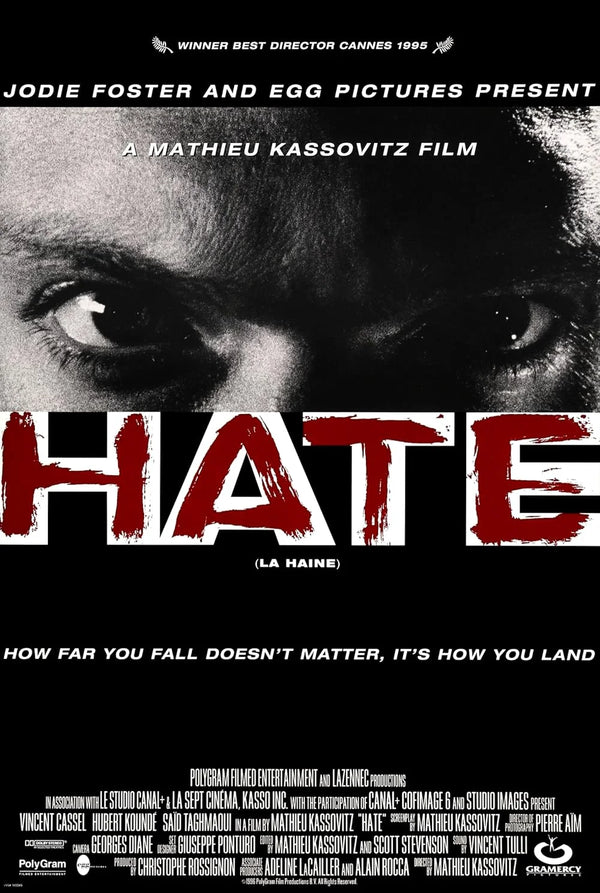 La Haine Movie Poster - Iconic French Film Art Print Movie Poster | Film Wall Art Print