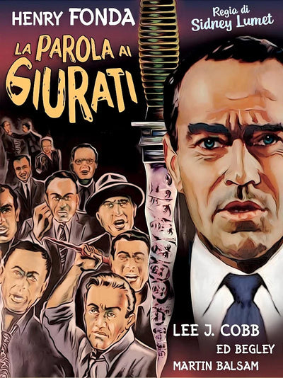 La Parola ai Giurati - Classic Courtroom Drama Film Poster Movie Poster | Film Wall Art Print