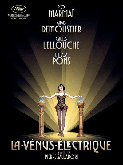La Venus Electrique Movie Poster - Vintage Sci-Fi Art Movie Poster | Film Wall Art Print