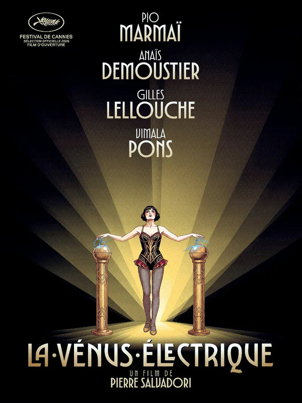 La Venus Electrique Movie Poster - Vintage Sci-Fi Art Movie Poster | Film Wall Art Print
