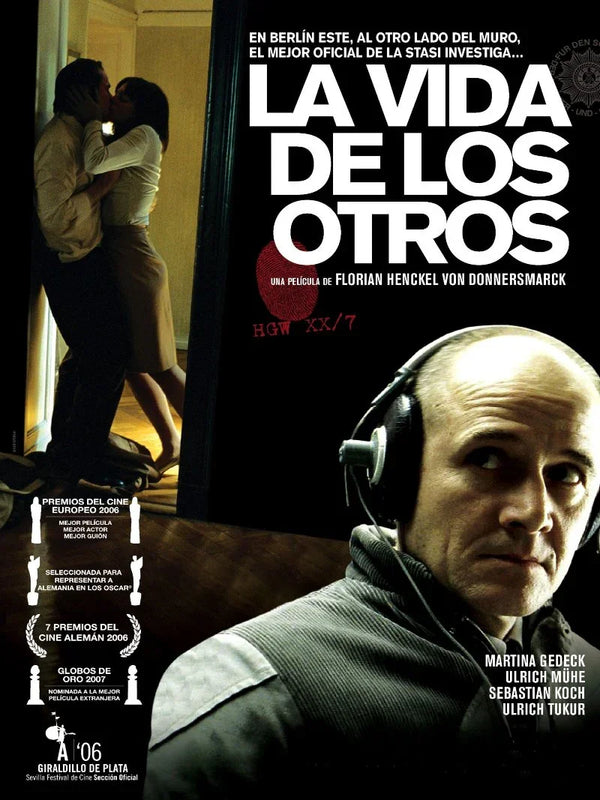 La Vida de los Otros - Movie Poster | German Drama Film Movie Poster | Film Wall Art Print