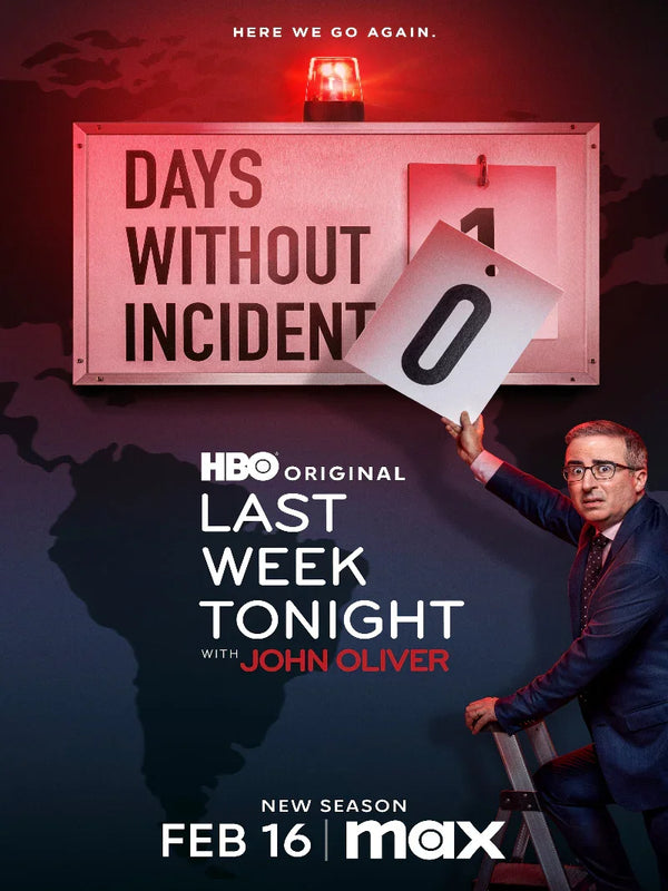 Last Week Tonight With John Oliver - Official Movie Poster Movie Poster | Film Wall Art Print