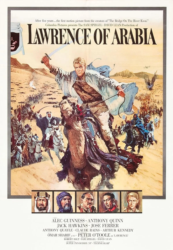 Lawrence Of Arabia French Movie Poster - Classic Epic Film Art Movie Poster | Film Wall Art Print