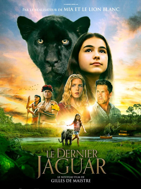 Le Dernier Jaguar - Affiche du Film | Amazonie Aventure Movie Poster | Film Wall Art Print