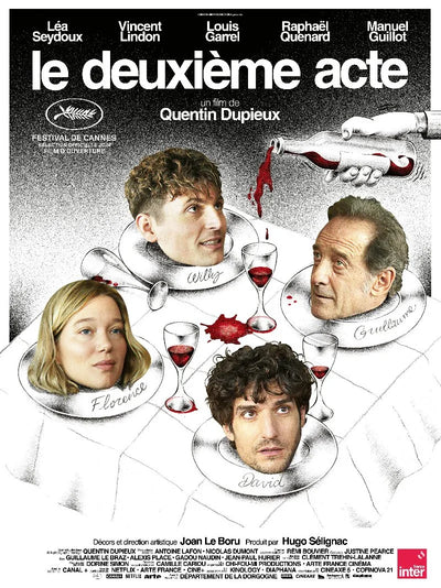 Le Deuxième Acte - French Comedy Film Poster | 2024 Movie Poster | Film Wall Art Print
