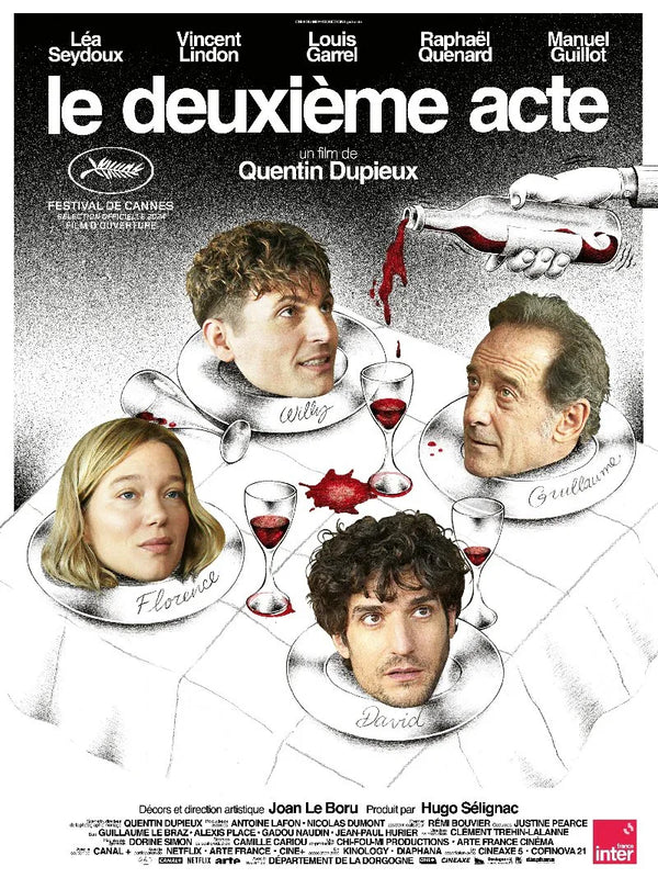 Le Deuxième Acte - French Comedy Film Poster | 2024 Movie Poster | Film Wall Art Print