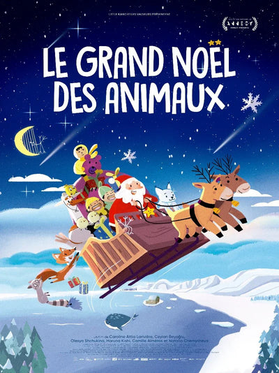Le Grand Noël des Animaux Movie Poster - FestI'll search for information aboutive Holiday Art Movie Poster | Film Wall Art Print